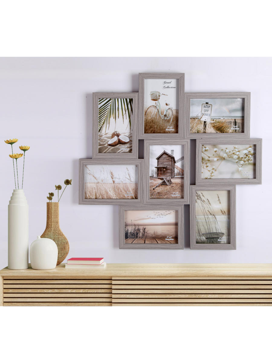 Ahşap Resim Çerçevesi Sekizli 10x15 CM G3607 resmi