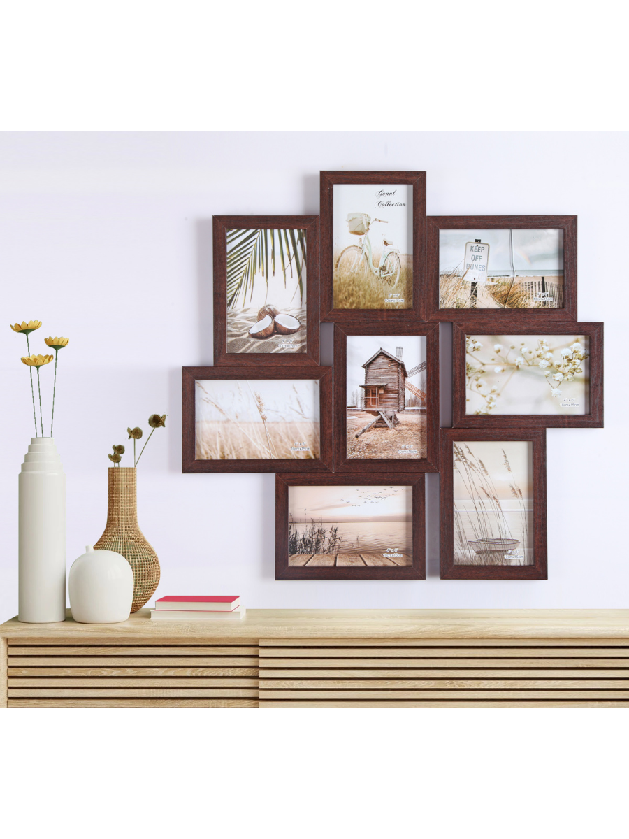 Ahşap Resim Çerçevesi Sekizli 10x15CM G3608 resmi