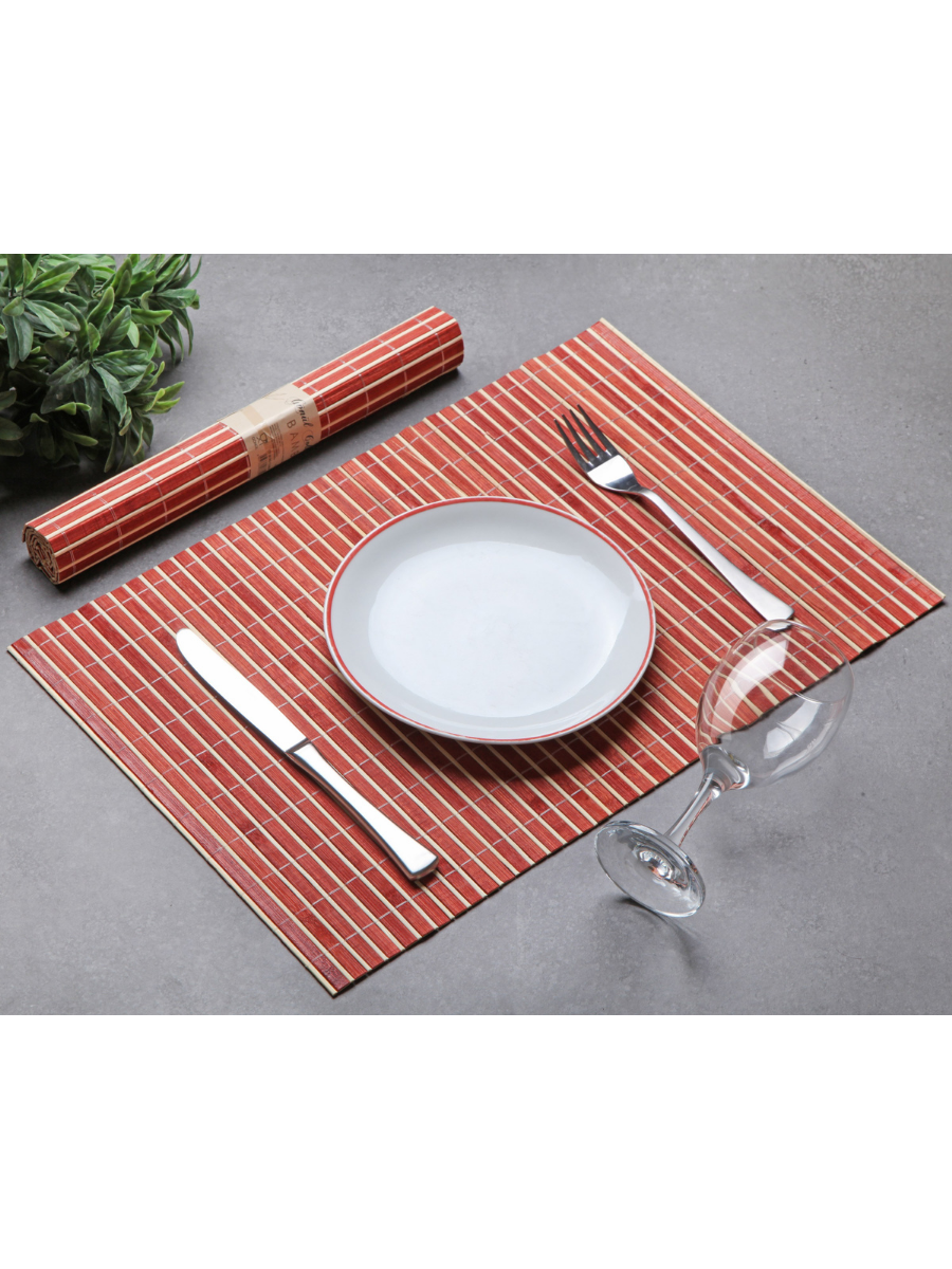 Bambu Tepsi 36x25x5 CM G3667 resmi