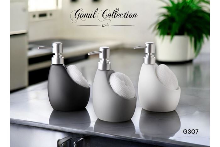 STONEWARE SÜNGERLİ SIVI SABUNLUK resmi