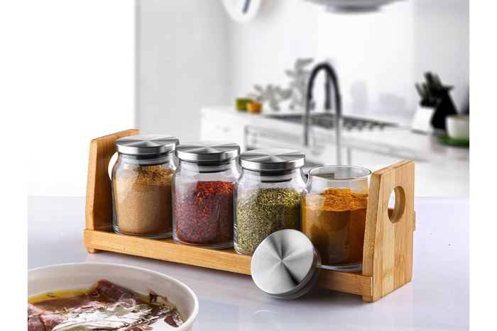 ÇELİK KAPAK 5 PARÇA BAHARAT TAKIMI resmi