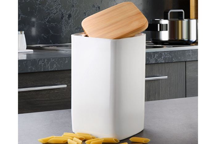 PORSELEN KAVANOZ 10,2X10,2X17,8 CM resmi