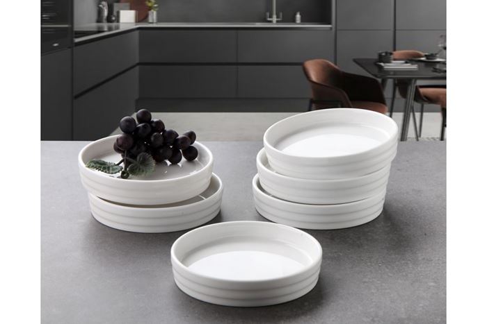 PORSELEN YUVARLAK TABAK 10X2 CM resmi