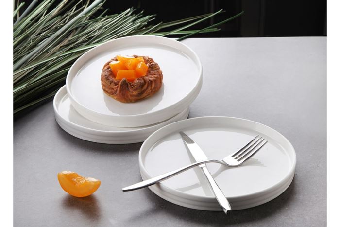 PORSELEN YUVARLAK TABAK 19,8X1,9 CM resmi