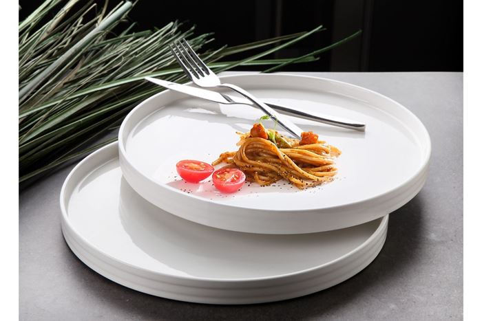 PORSELEN YUVARLAK TABAK 27,3X2,1 CM resmi