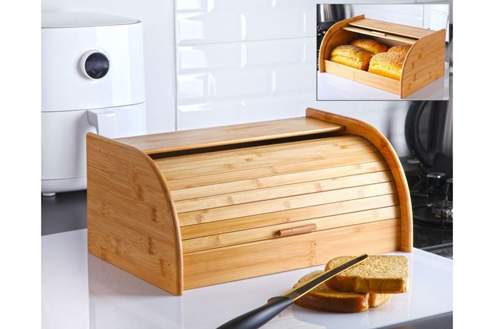 BAMBU EKMEK DOLABI 40X26X18 resmi