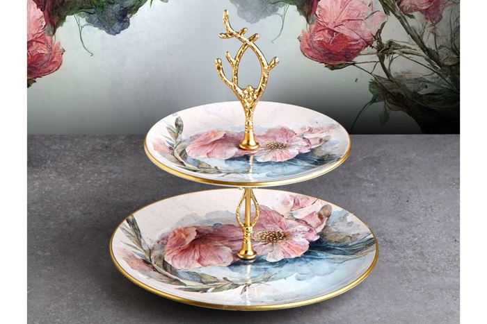 PINK SERAMİK KATLI KURABİYELİK resmi