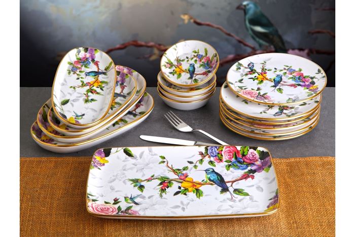 FLORE KAHVALTI SETİ SERAMİK resmi