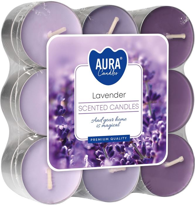 18Lİ KOKULU TEALIGHT MUM LAVENDER K:6 resmi