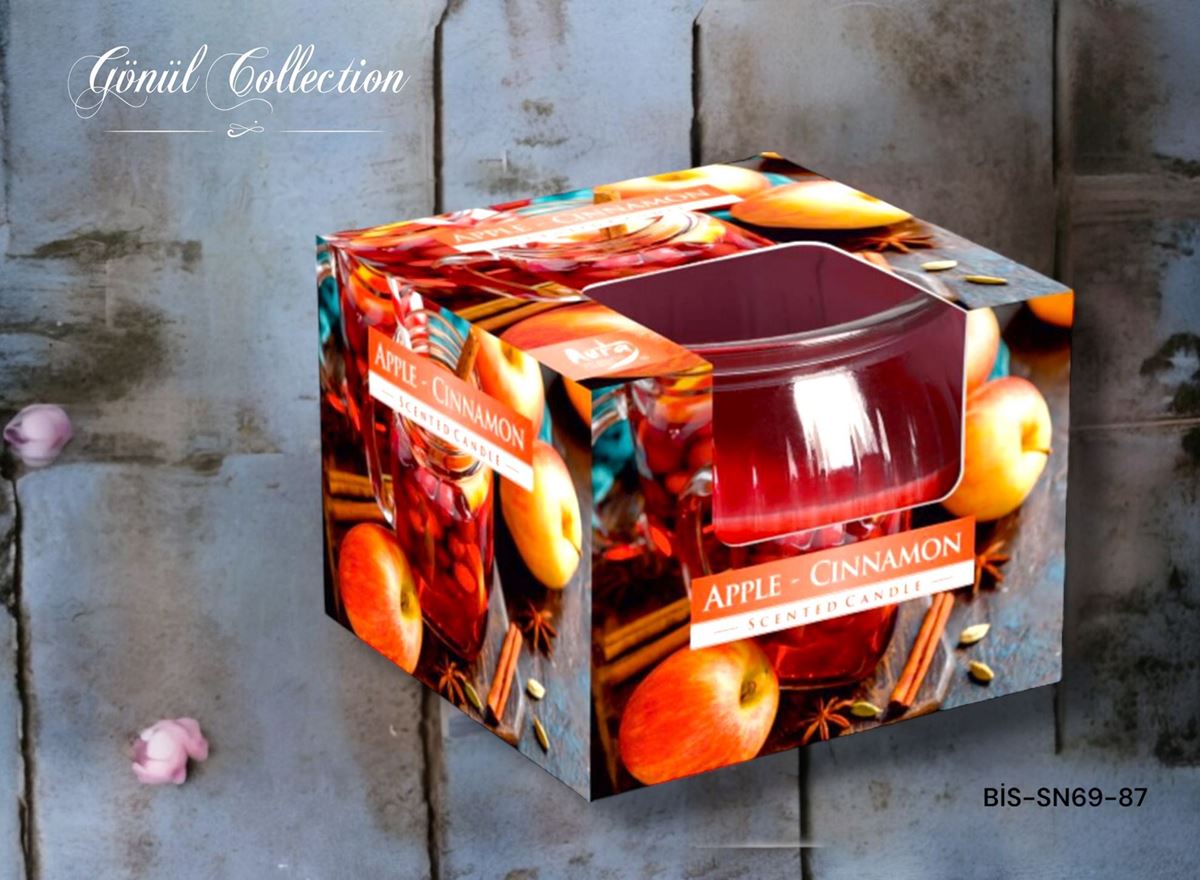 CAM BARDAK MUM APPLE-CINNAMON K:6 resmi