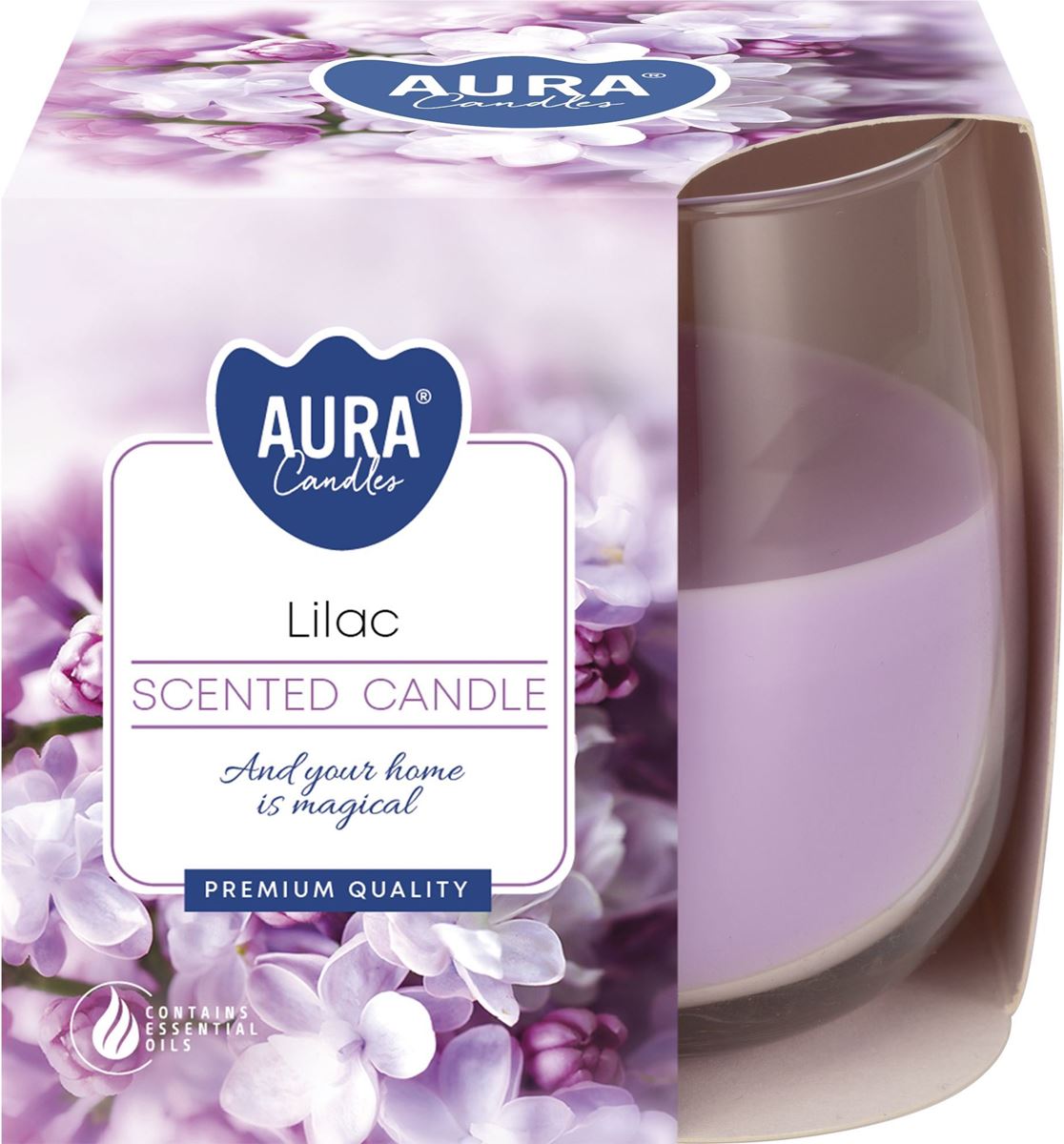 BARDAK MUM TEKLİ KUTULU LILAC K:6 resmi
