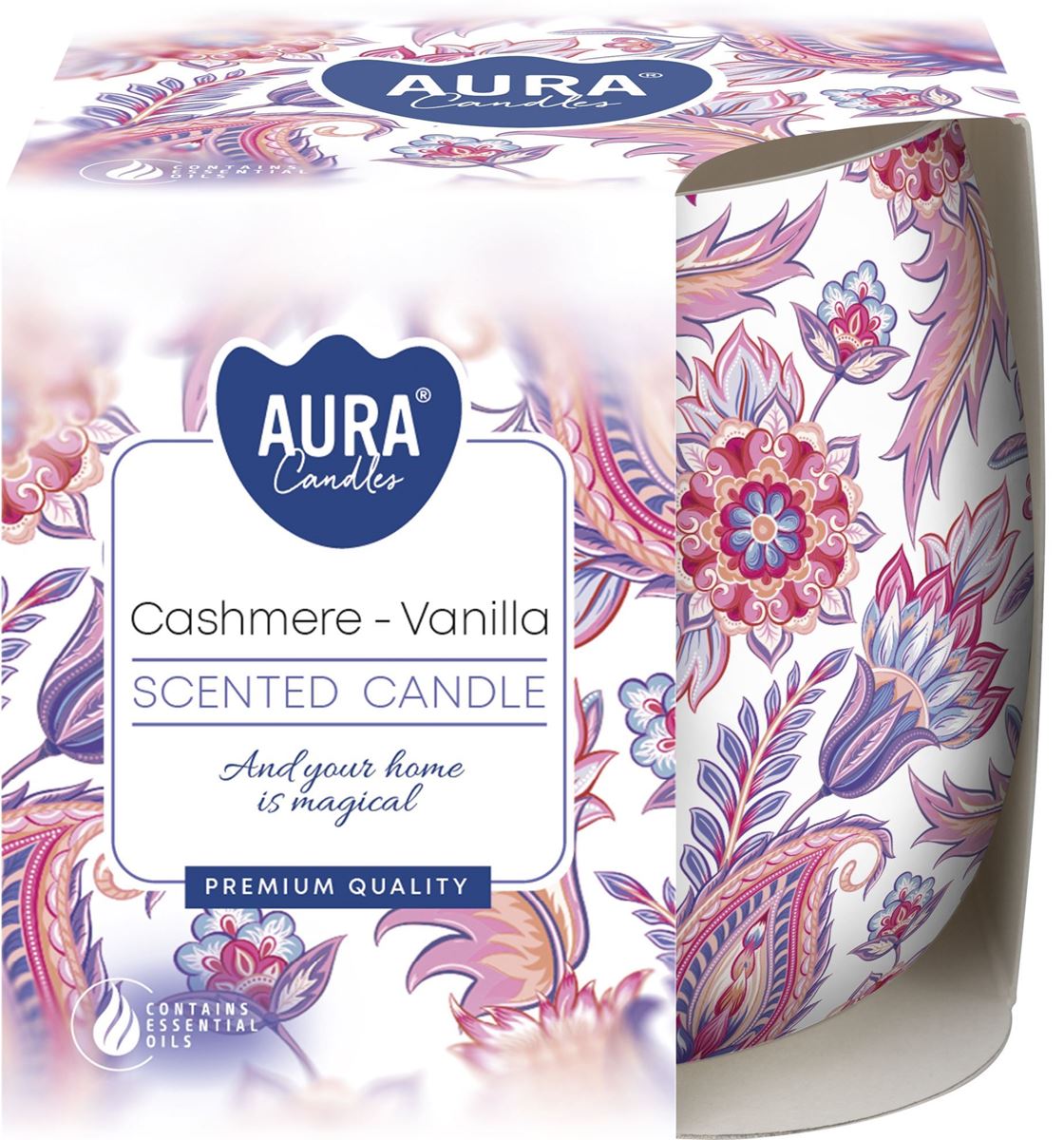 BARDAK MUM TEKLİ KUTULU CASHMERE-VANİLLA K:6 resmi