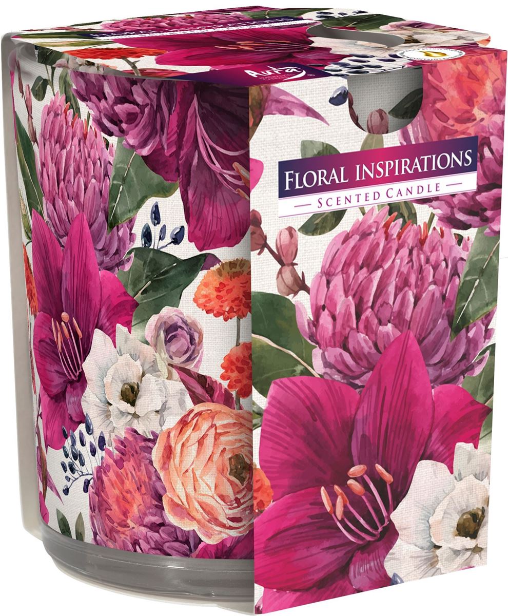 BARDAK MUM TEKLİ KUTULU FLORAL K:6 resmi