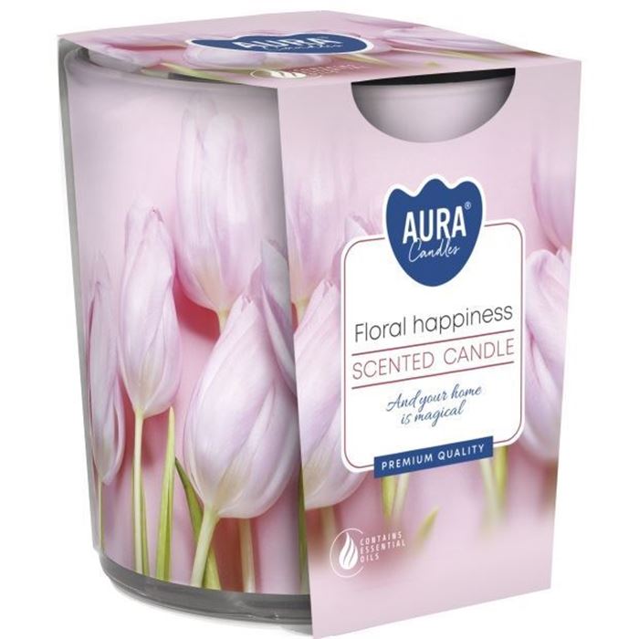 BARDAK MUM TEKLİ KUTULU FLORAL K:6 resmi