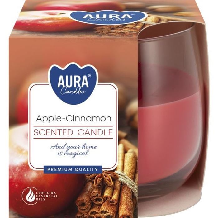 BARDAK MUM TEKLİ KUTULU APPLE-CİNNAMON K:6 resmi