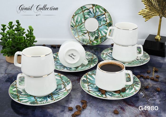 PORSELEN 6LI KAHVE TK K:12 resmi