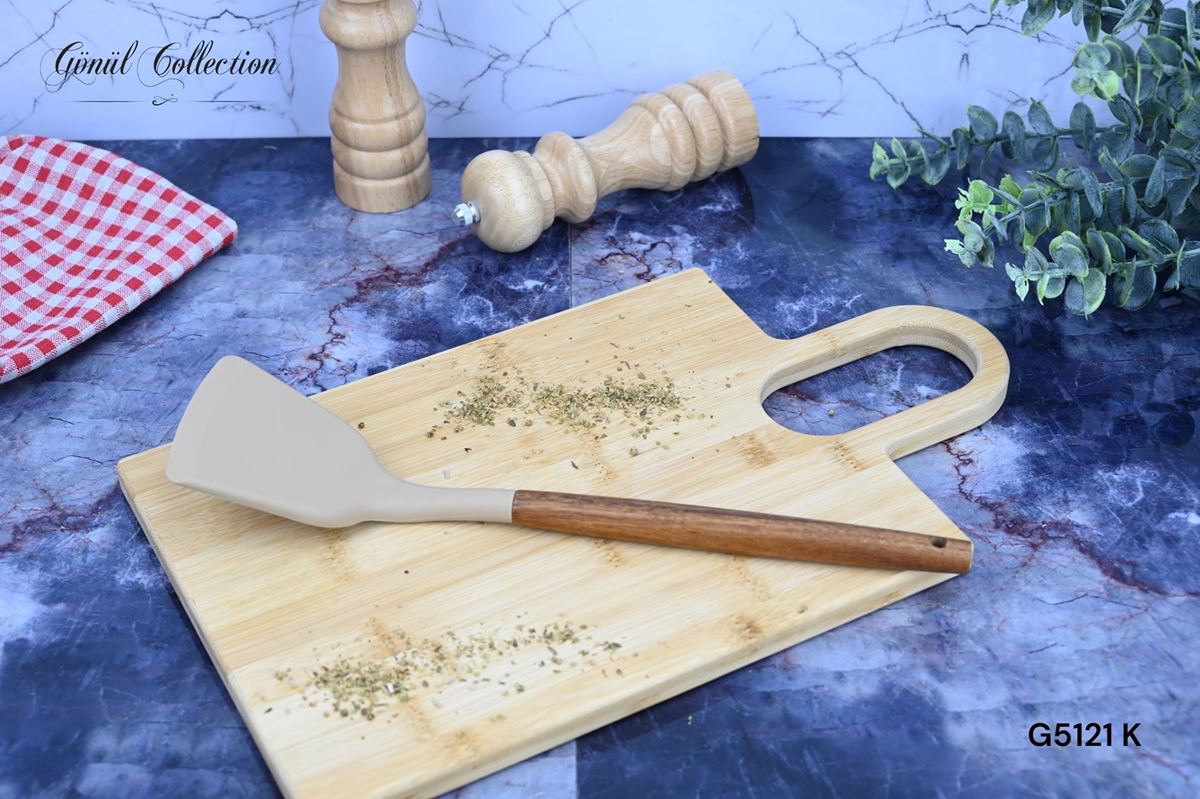 SİLİKON SPATULA KREM resmi