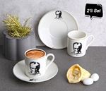 PORSELEN 2Lİ KAHVE SETİ resmi