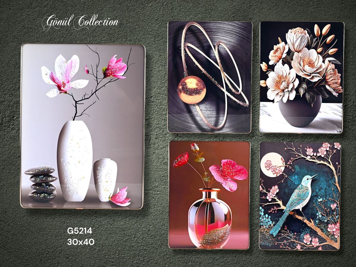 DEKORATİF RESİMLİ TABLO 30X40CM resmi