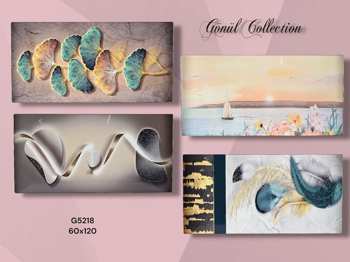 DEKORATİF RESİMLİ TABLO 60X120CM resmi