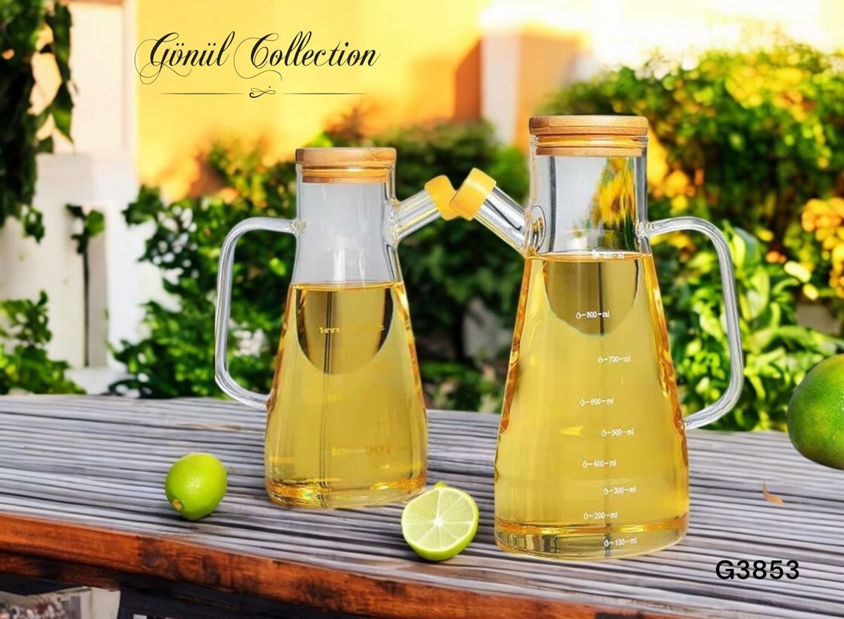BOROSILICATE CAM YAĞLIK 900ML resmi