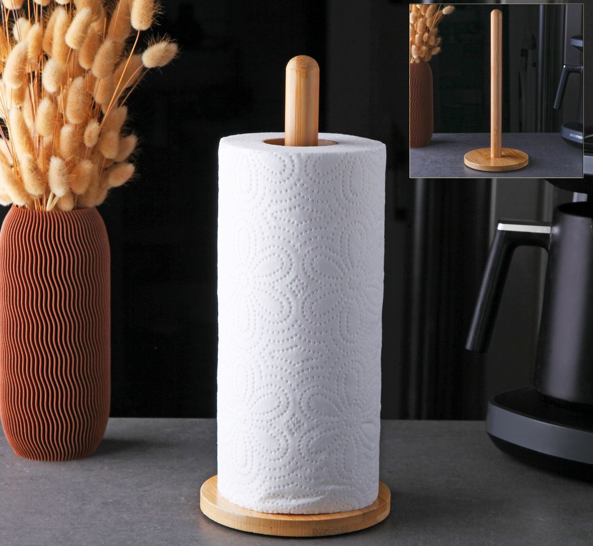 BAMBU HAVLU KAĞITLIK 12 CM resmi