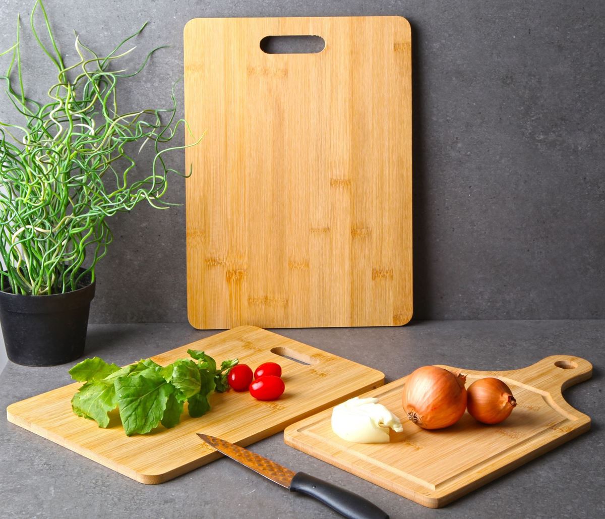 BAMBU KESME PANO SETİ  18X33X1-20X29X1-24X33X1 resmi