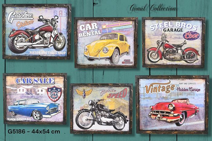 METAL DUVAR SÜSÜ resmi