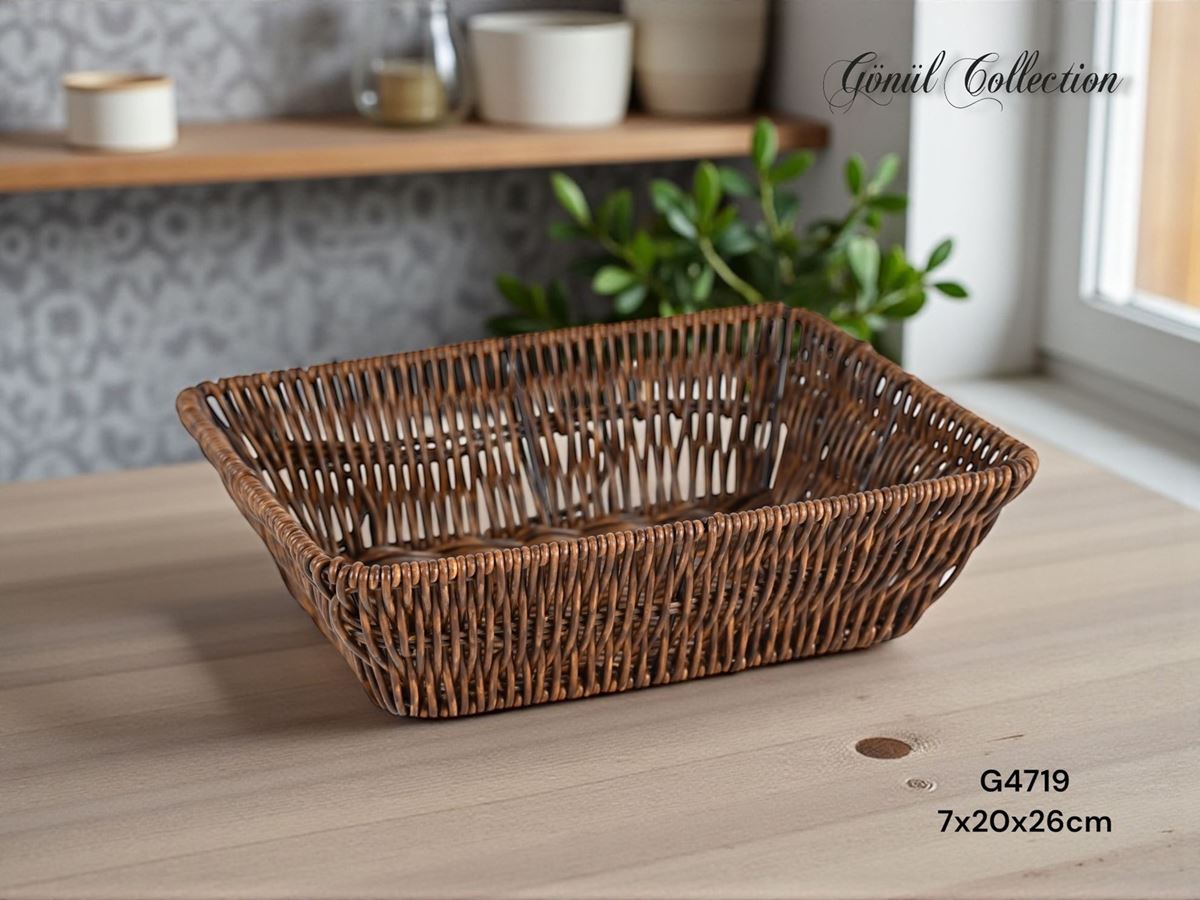 PLASTİK SEPET 26X2X7 resmi