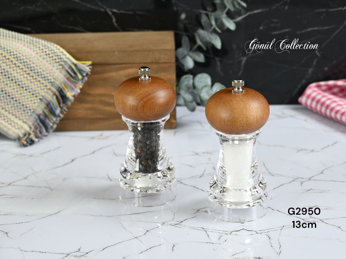 BAMBU KAPAKLI AKRİLİK EL DEĞİRMENİ resmi