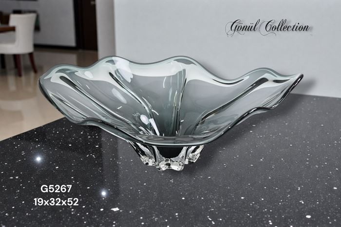 DEKORATİF CAM EŞYA 52X36X21CM resmi