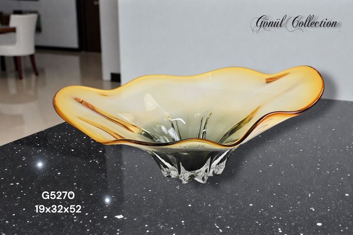 DEKORATİF CAM EŞYA 52X36X21CM resmi