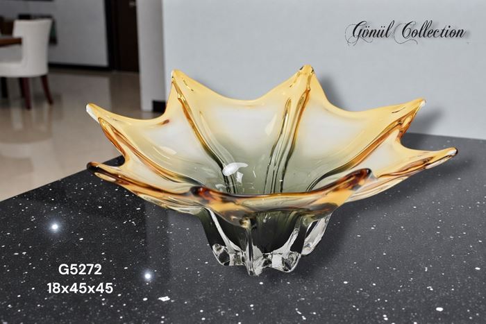 DEKORATİF CAM EŞYA 45X40X17CM resmi