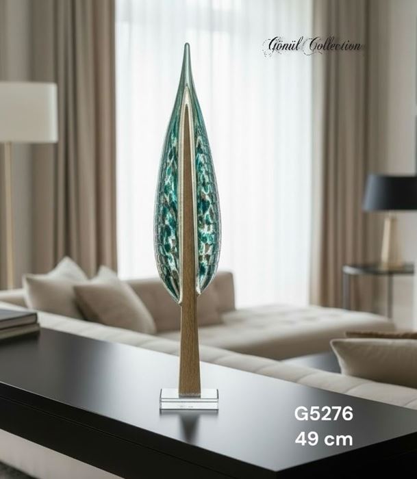 DEKORATİF CAM EŞYA 13X9X49CM resmi