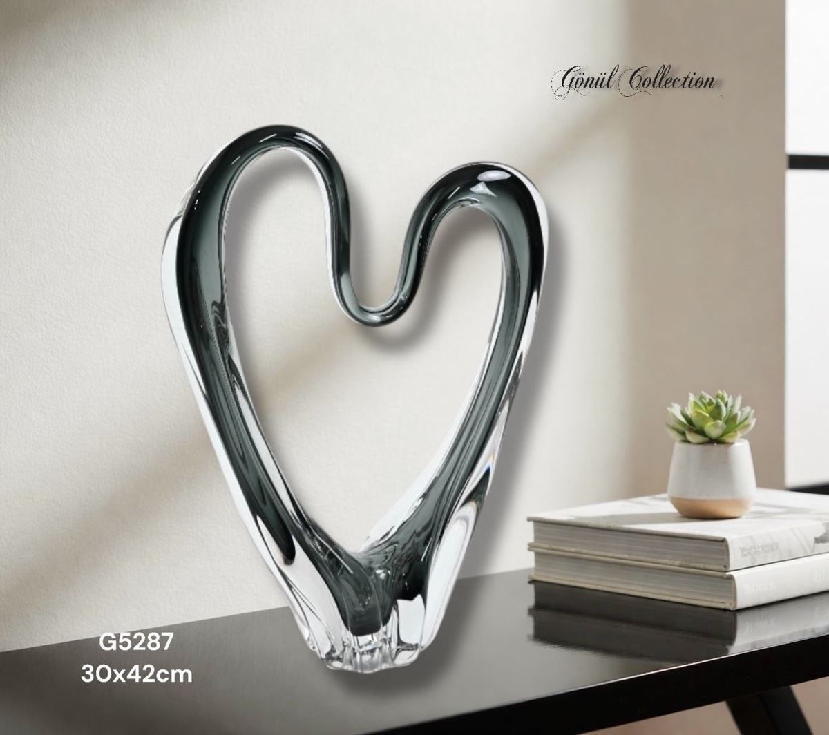 DEKORATİF CAM EŞYA 31X44 resmi