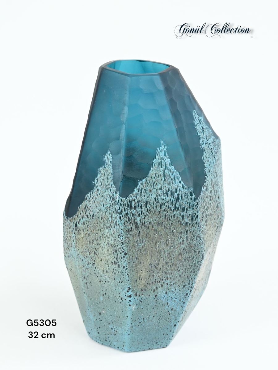 DEKORATİF CAM EŞYA 19X32 resmi