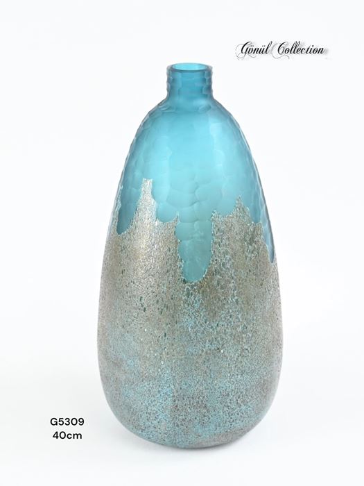 DEKORATİF CAM EŞYA 19X40 resmi