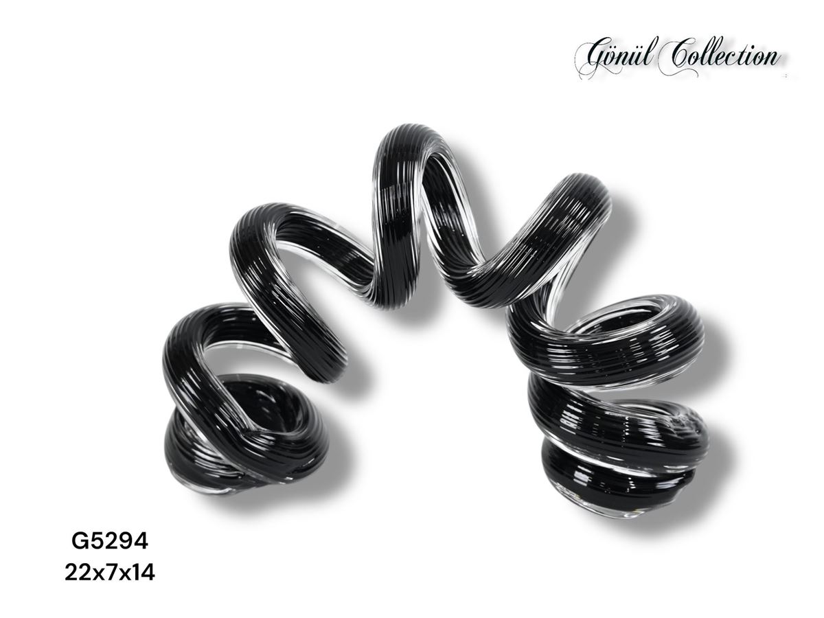 DEKORATİF CAM EŞYA 22X7X14CM resmi