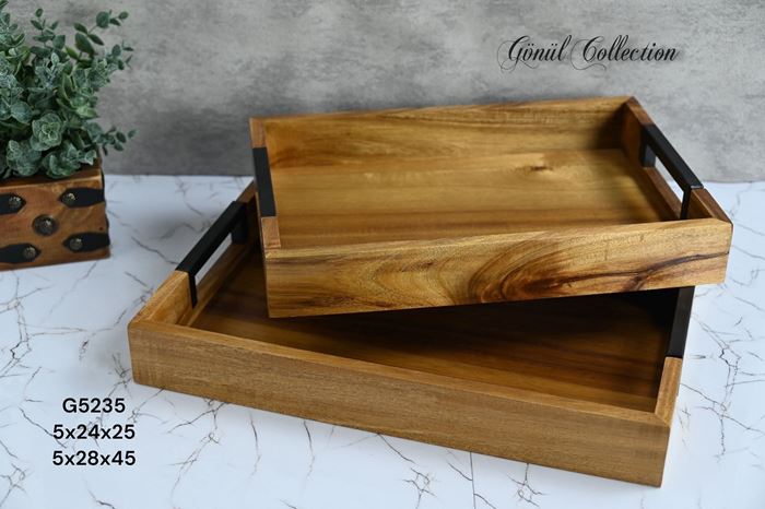 AKASYA 2Lİ TEPSİ resmi