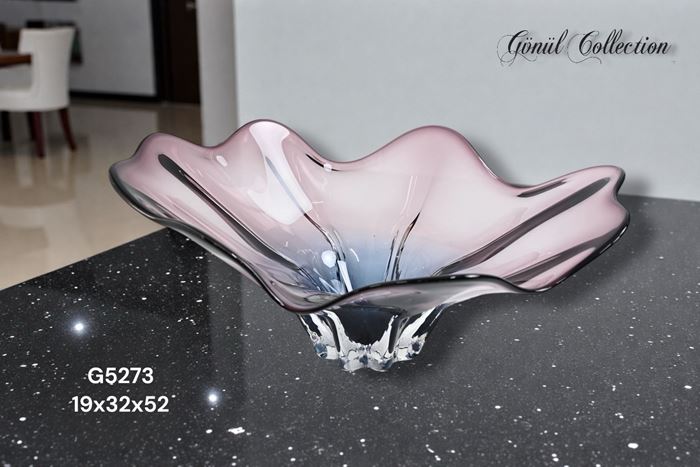 DEKORATİF CAM EŞYA 52X36X21CM resmi