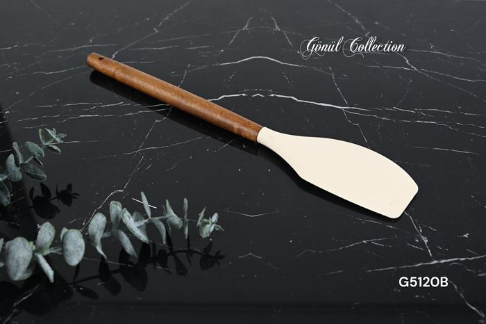 SİLİKON SPATULA BEYAZ resmi