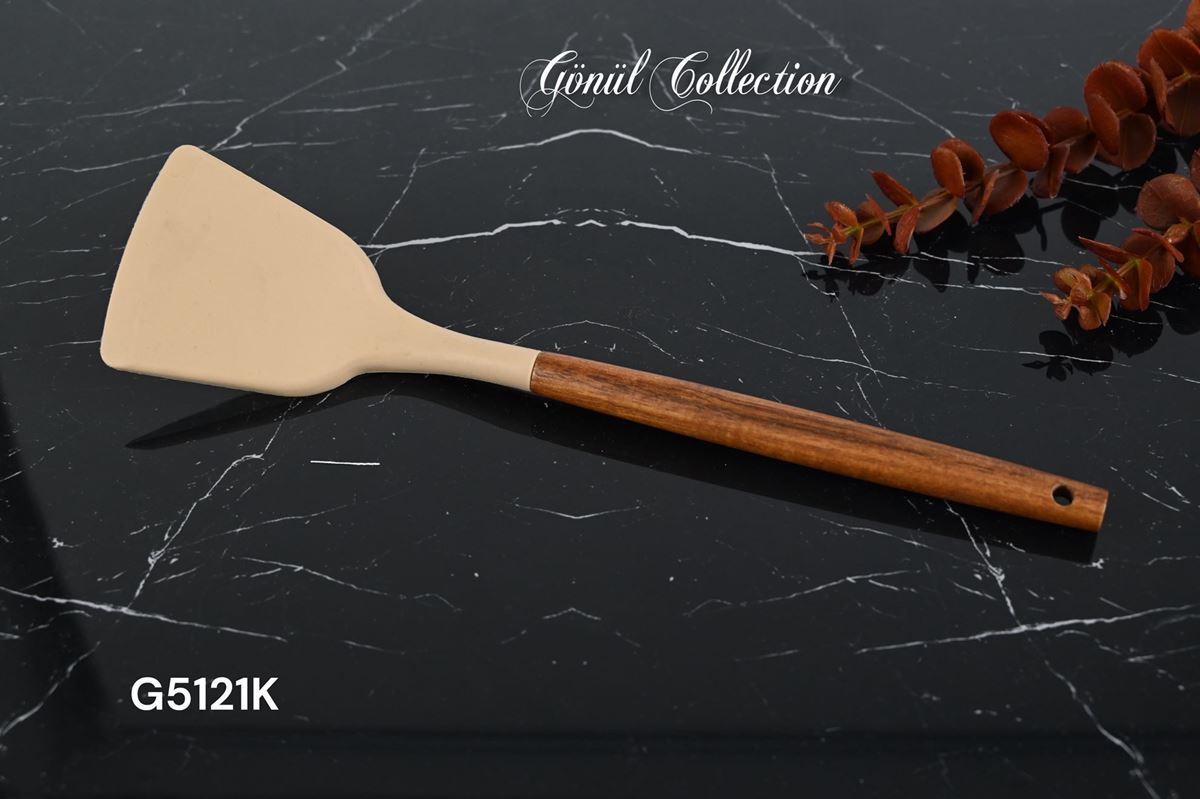 SİLİKON SPATULA KREM resmi