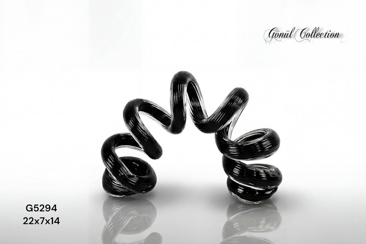 DEKORATİF CAM EŞYA 22X7X14CM resmi