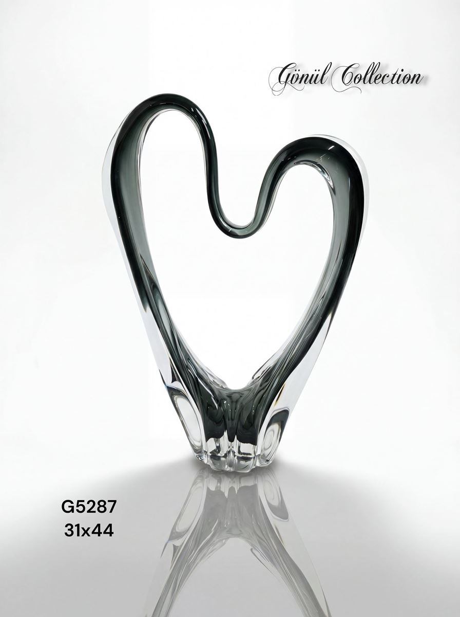 DEKORATİF CAM EŞYA 31X44 resmi