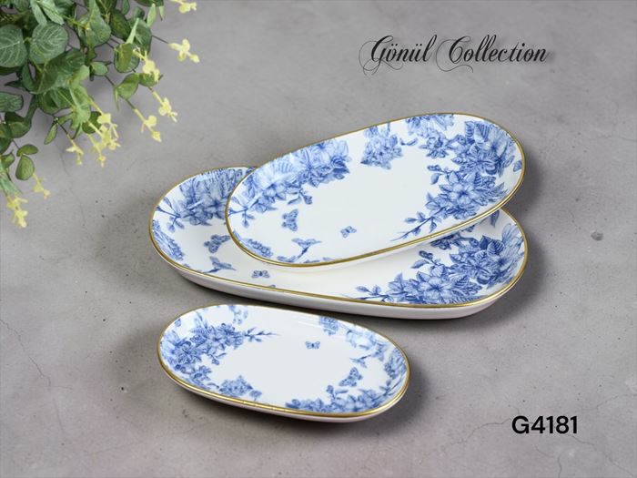 SPRING TIME 3LÜ KAYIK TABAK resmi