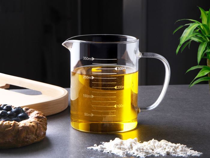 ISIYA DAYANIKLI CAM ÖLÇEK 350ML resmi