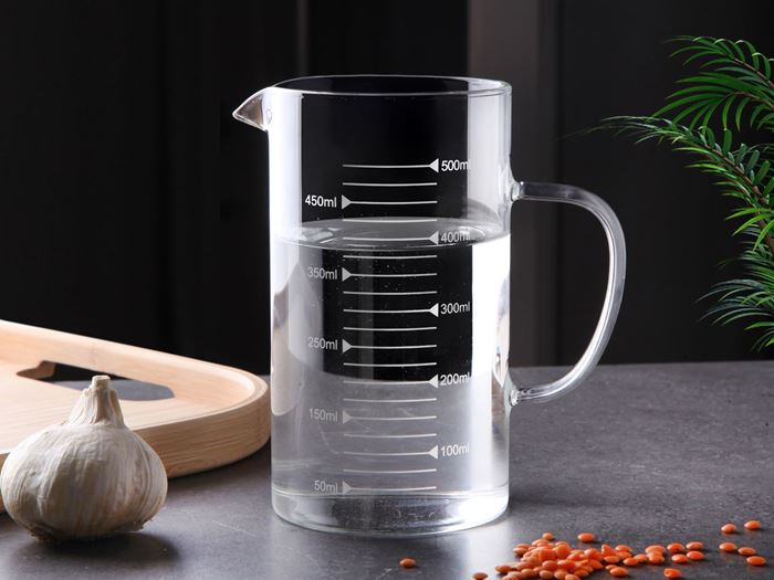 ISIYA DAYANIKLI CAM ÖLÇEK 500ML resmi