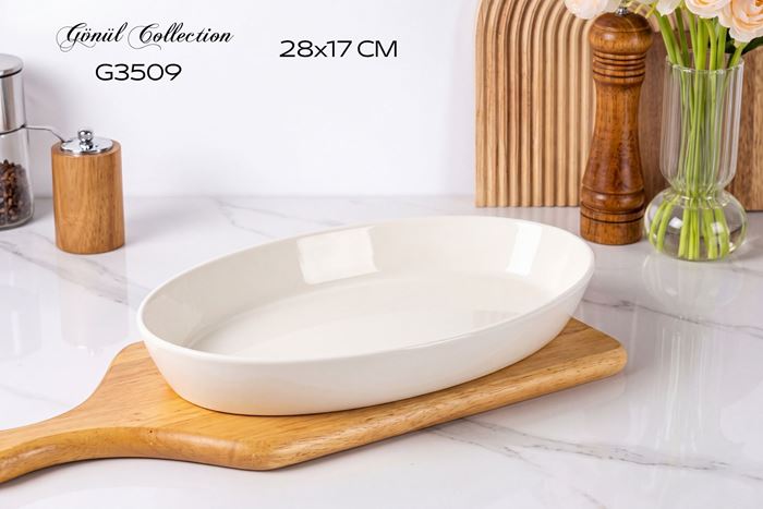 BÜYÜK KAYIK TABAK 28X17 resmi