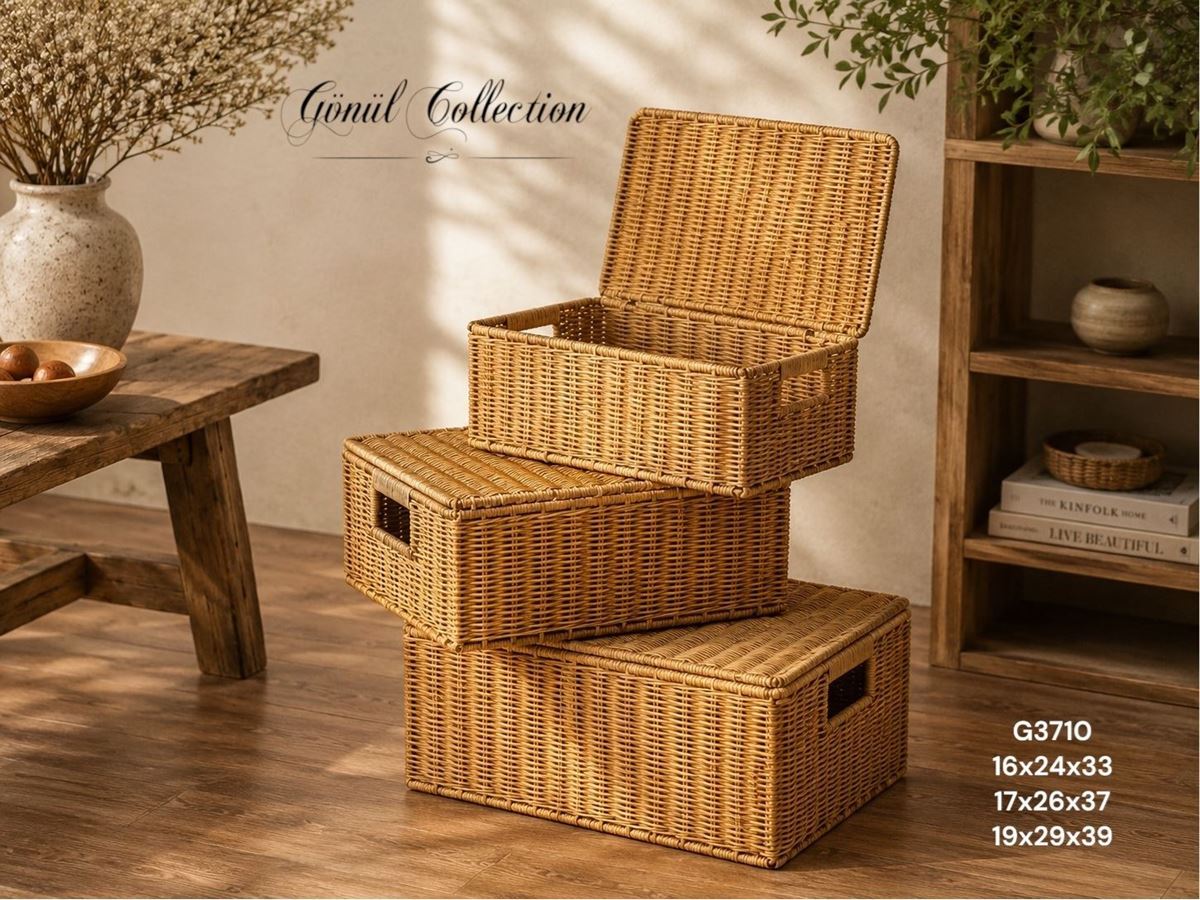 3LÜ PLASTİK SEPET resmi