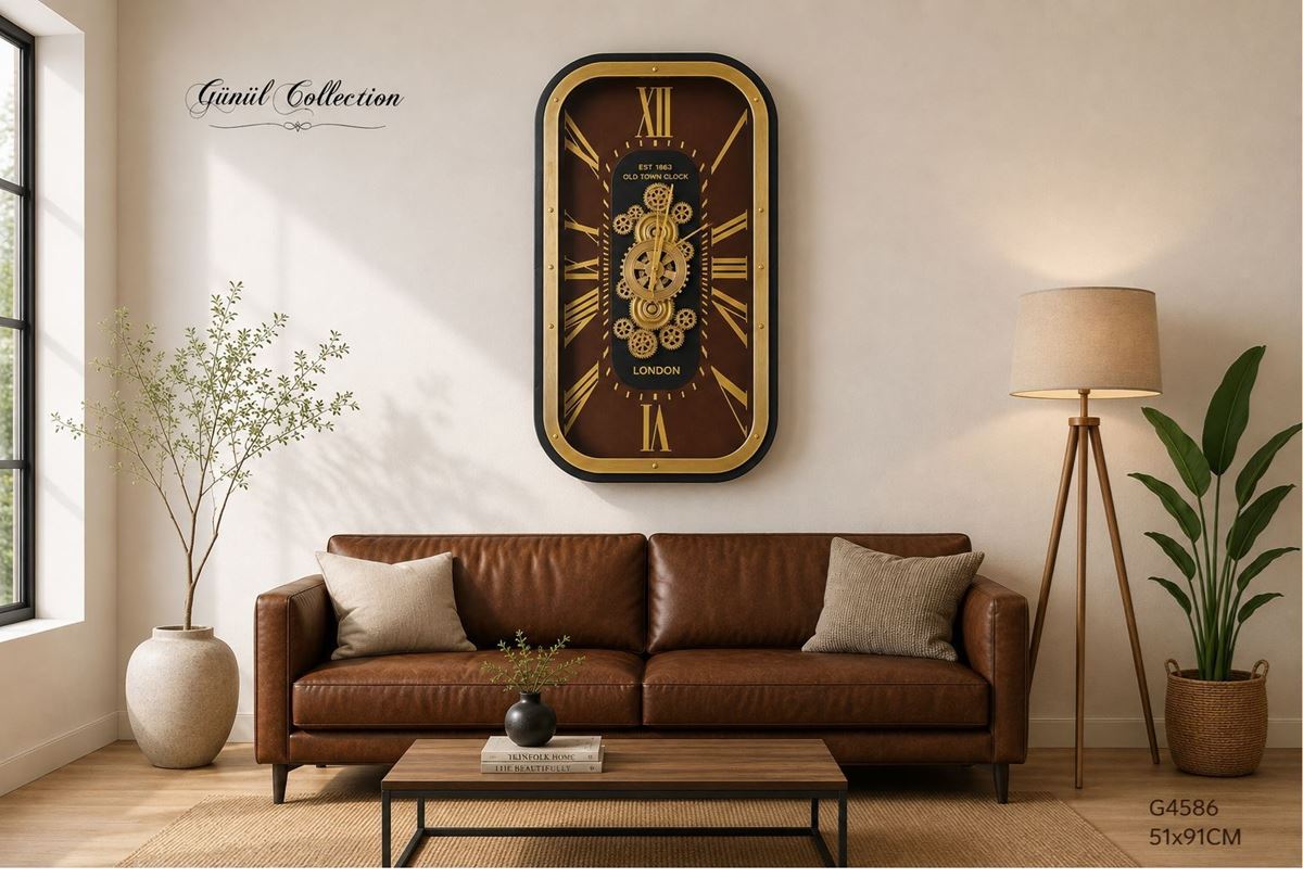 DUVAR SAATİ 51X91CM resmi